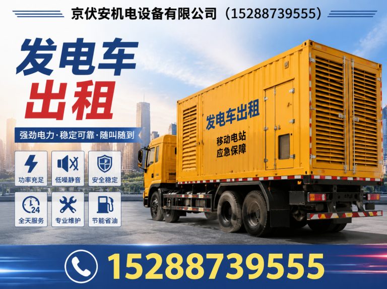 德州柴油发电机组出租展示图