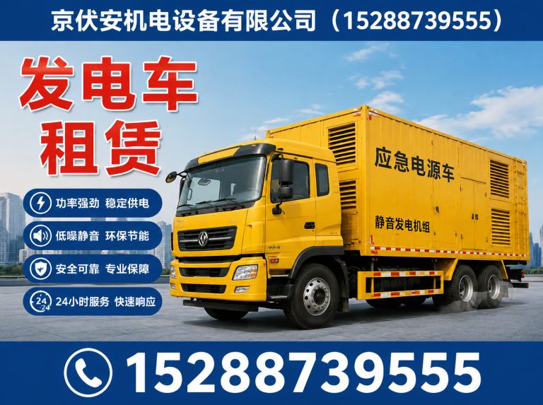 德州发电车租赁展示图